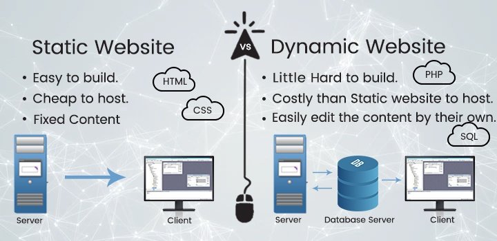 What is the Difference Between Static and Dynamic Website?